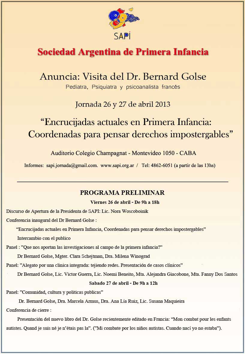 Visita del Dr. Bernard Golse